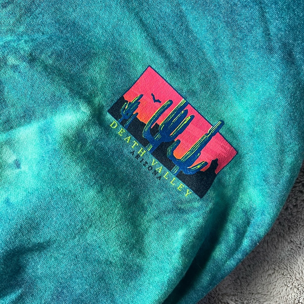 Artist Union Death Valley Arizona Tie Dye Hoodie Sweatshirt
